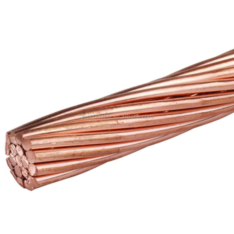 7~37 Strands Bare Conductor Hard Drawn Bare Copper Conductor